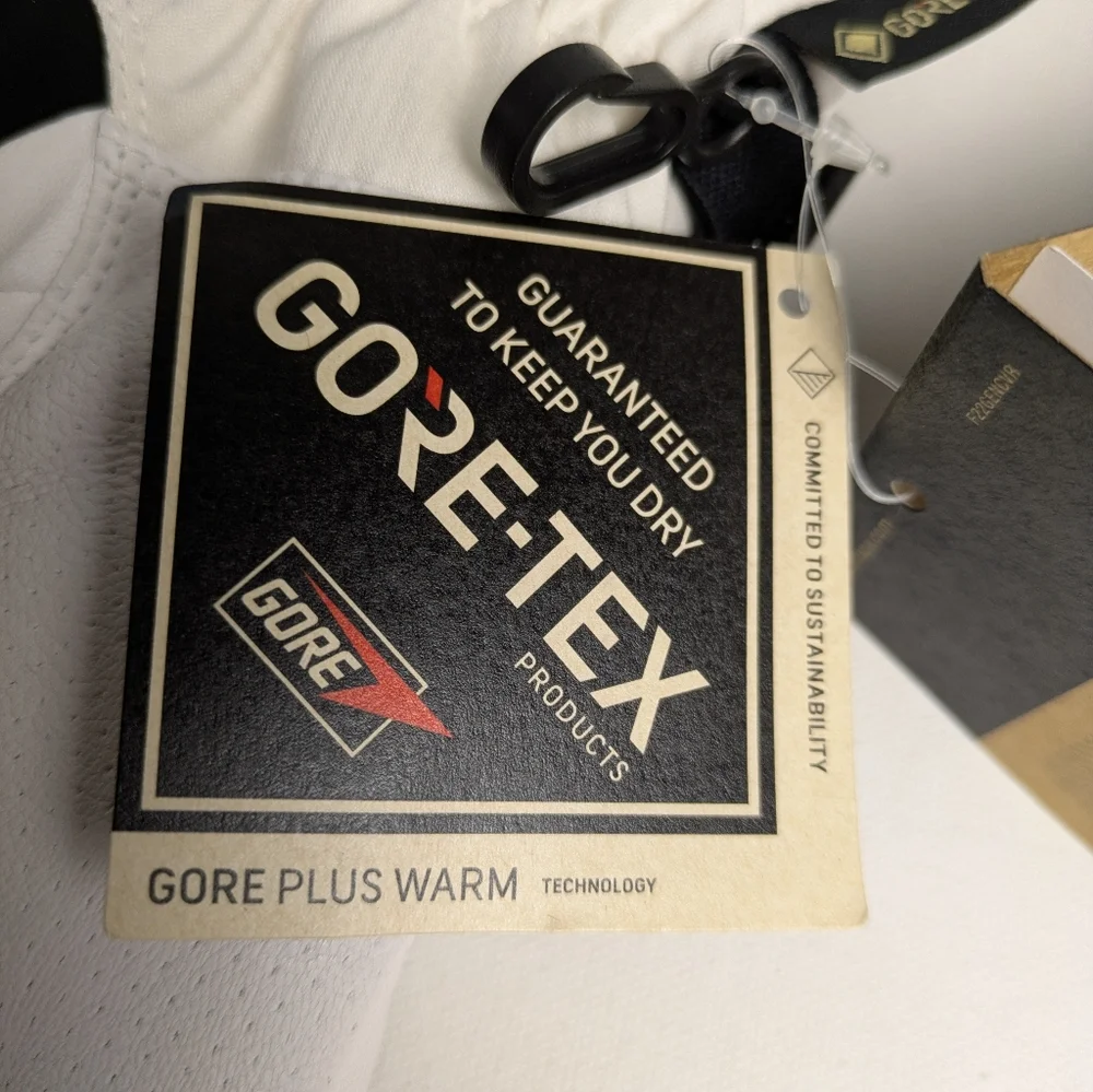 New THE NORTH FACE Women's Montana Pro Ski Gloves Size S Gardenia White Warmest - Picture 11 of 11